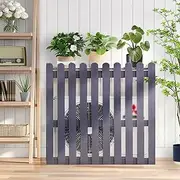 Wooden air Conditioner Fence for Outside,Patio Pool Equipment Enclosure Decorate,Trash can Fence,Ventilation Air Conditioning Cover,Garden Privacy Fence Panels,Can be Used for Plant Display Stands. (