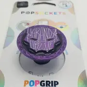 PopSockets Phone Grip Stand MARVEL Black Panther Enamel POPGRIP Popsocket
