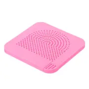Paper Strips Quilling Board with Pins Box Knitting Plate Grid Guide Tool, Pink