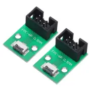2pcs FFC FPC Connector Board 5 Pins Double Row DC3 Male Pin Header Strip Adapter