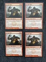 4x Barrage Ogre MTG Scars of Mirrodin NM Magic Regular