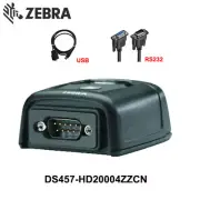Zebra DS457-HD20004ZZCN 1D/2D Fixed Mount Barcode Scanner with USB/RS232 Cable