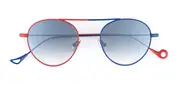 Eyepetizer En C.18-27F Men's Sunglasses Blue Size 48