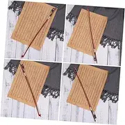 Vaguelly High Grade Mongolian Horsehair Violin Bow 1/4 Size Arbor for Violin Practice Brown Handle