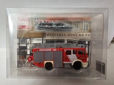 Busch 43801 HO 1:87 Mercedes MK 94 Fire Fighting Vehicle with Accessories