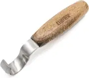 Narex Standard Radius Left Hand Carving Knife for Spoon Making, 58 mm