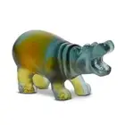 NEW DAUM CRYSTAL MINI HIPPOPOTAMUS FIGURINE #05134/C BRAND NIB CUTE SAVE$$ F/SH