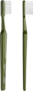 TePe Denture Care Toothbrush, 1pc, denture toothbrush with extra long and strong filaments to ensure good accessibility, easy cleaning of dentures