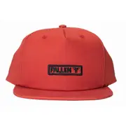 Fallen Footwear Bar Logo Hat Flat Visor 3D EVA Embroidery - Red