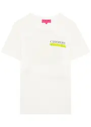 The Elder Statesman Adventure Tours Printed Cotton-blend T-shirt - White - S (UK8-10 / S) S (UK8-10 / S)