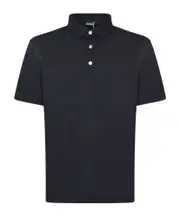 Zegna Short Sleeved Half-Button Polo Shirt IT50,IT60,IT54,IT48 blue