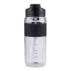 NEW OASIS TRITAN SPORTS BOTTLE WITH SIPPER & STRAW 800ml Drink Water BLACK