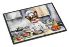 Papillon The Chef Doormat Front Door Mat Indoor Outdoor Rugs for Entryway, Non