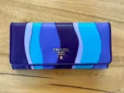 Authentic Prada leather wallet never used, with box and authenticity card.