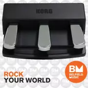 Korg PU2 Three Way Piano Keyboard Foot Pedal PU-2 - BNIB - BM