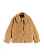 Scotch & Soda Girls' Faux Fur Jacket - Little Kid, Big Kid
