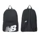 【NEW BALANCE】大型後背包-雙肩包 肩背包 旅行包 肩背包 NB 黑白(LAB23015BK)