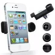 CAR MOUNT AC AIR VENT PHONE HOLDER ROTATING CRADLE SWIVEL DOCK For CELL PHONES