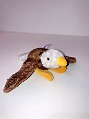 Mary Meyer "Soars" Bald Eagle Finger Puppet 2002 Plush with Tag 7"