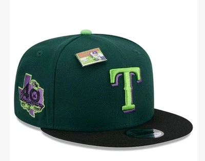 Texas Rangers Mens Big League Chew 59FIFTY Fitted New Era Hat Snapback