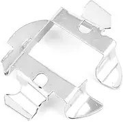 2 Pcs Hid Bulb Holder Retainer Adapter Kit for Durable Metal Socket Base Quick Installation Compatible with Hid Bulbs Prevents Damage to Original Housing