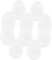 HOOTNEE 50pcs Plastic Empty Balls Vending Machine Balls Fillable Eggshell for Collectibles Toy Storage