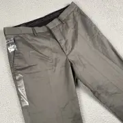 Express Producer Pants Men's 34x30 Gray New Flat Front Boot Cut