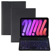 Ultra Thin Bluetooth Keyboard Leather Case For Ipad Mini 6 With Detachable Lambskin Texture And Stand Black Women's Bags & Handbags