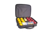 Super Aramith Pro Cup Casino Pool Balls Spot Measle Dotted Ball Cleaner & Case