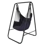 Hammock Chair Stand with Hanging Swing Chair Included,Weather Resistant and S...