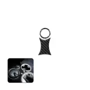 Carbon Fiber Cigarette Lighter Trim Cover Decal Fit For MINI Cooper R56 2007-10 (for: Mini)