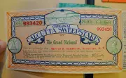 Vintage Calcutta The Grand National Lottery Drawing Ticket Stub Unused England