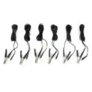 J S Products 06635 [steelman] 6-pack Of Leads W/ Clamps Set