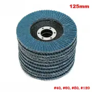 Abrasive 5" 125mm Flap Discs Wheels Zirconia Angle Grinder Grinding Sanding