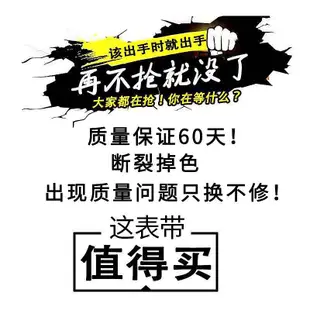 【熱賣精選】手錶配件 氟橡膠錶帶男硅膠錶鏈代用浪琴精工水鬼歐米茄多孔透氣手錶帶24mm