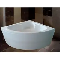 在飛比找PChome商店街優惠-【衛浴先生】國產壓克力造型浴缸 角落浴缸 扇形浴缸 H-28