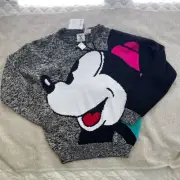 NWT Vintage Mickey & Co. Minnie Mouse Knit Sweater Pullover Disney Size Small