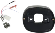 Custom Dynamics Taillight Baseplate for Harley-Davidson Black TL-BASE99-B