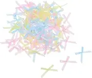 DIY Mini Bows in Satin Pcs Craft Bowknots for Scrapbooking Cake Decorating Party Decorations