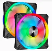 CORSAIR QL140 RGB Dual Fan Kit with Lighting Node Core