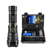 Flashlights LED High Lumens Rechargeable, Goreit 20000 Lumens XHP70.2 Super B...
