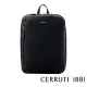 【Cerruti 1881】限量2折 義大利頂級小牛皮後背包 CEZA05934M 全新專櫃展示品(黑色)