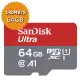 【SanDisk 晟碟】Ultra 64GB microSDXC A1 記憶卡140MB/s(平行輸入)