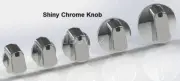 Universal Oven Cooktop Chrome Knobs x 4 + Decals