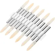 iplusmile 12Pcs Wool Polishing Bits Felt Buffing Wheels for Efficient Surface Treatment for Jewelry and Ceramics Wool Grinding Heads with Shank