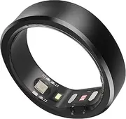 RingConn Gen 1, Smart Ring for Women/Men, No App Subscription, Size First with Sizing Kit, Smart Ring Health Tracker, 7-Day Battery Life, Fitness & Sleep Tracker for iOS & Android (Black, Size 14)
