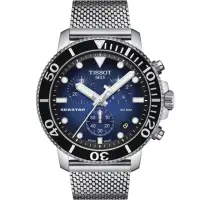 在飛比找momo購物網優惠-【TISSOT 天梭 官方授權】Seastar 海星300米