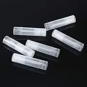 Ipetboom 25pcs Tubes Empty, Clear Container Tubes with Caps for DIY Lipstick Homemade