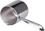 CIYODO 370ml Dispensing Coffee Pot with High Stainless Steel Spill Spout for Home Cafe
