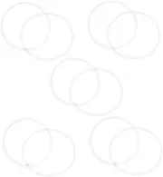 OKUMEYR 10pcs Seal Washer Assortment Kit for Water Filter Housing Gaskets for Easy Installation and Leak Repair Compatible with Filters Odorless and High Strength